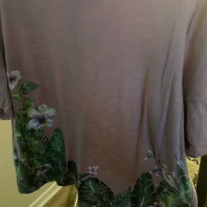 Lane Bryant Floral Graphic Tshirt
